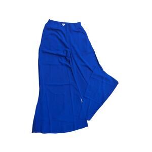 Uniq Sheer Wide Leg Dress Pants w/Built In Shorts Size M